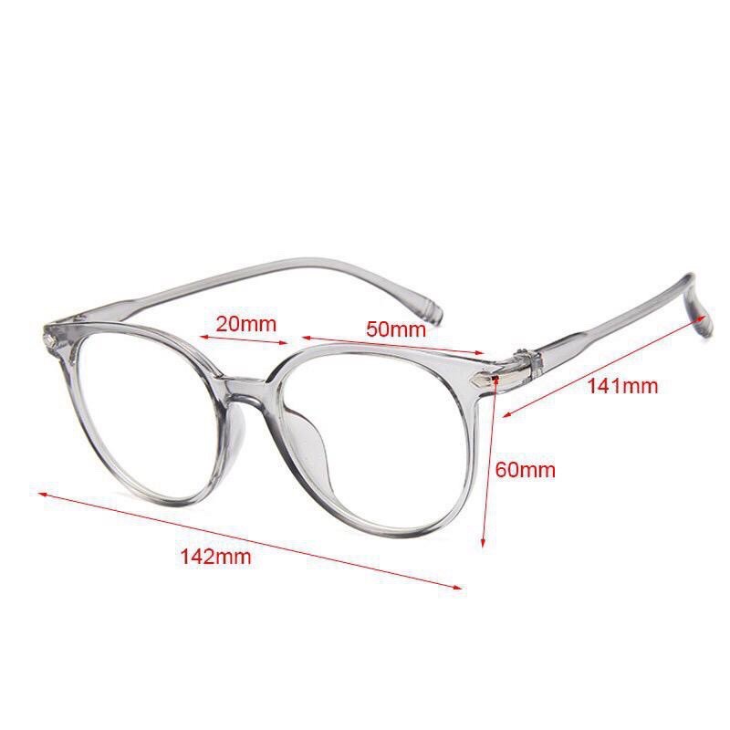 PA ✅ KACA MATA ANTI RADIASI Wanita Pria Frame Sunglasses Lensa Transparan Impor Kacamata KOREA BG KC005 (138)