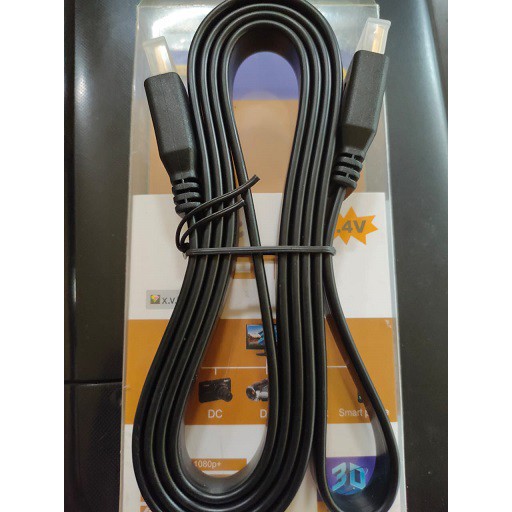 kabel HDMI to HDMI 3 M FLAT ORIGINAL M tech cocok u PS 3 PS 4 DVD dll