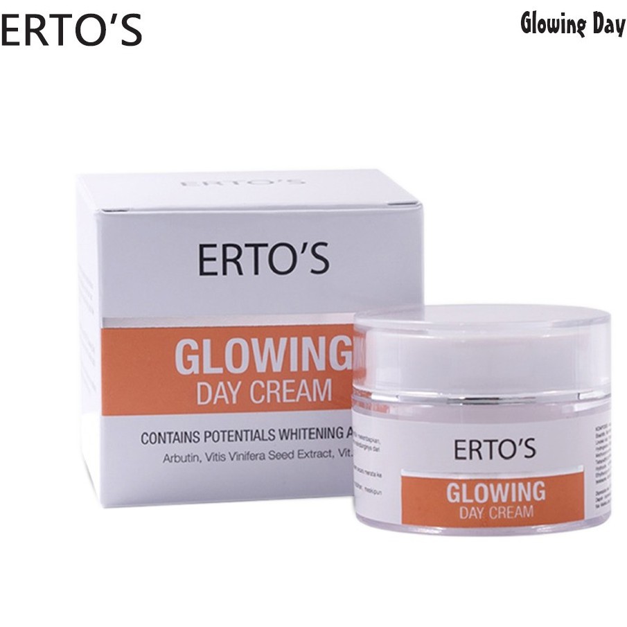 [ORI]  Glowing Day Cream Melembabkan dan Menyamarkan Noda Hitam dan Mencerahkan Kulit Wajah