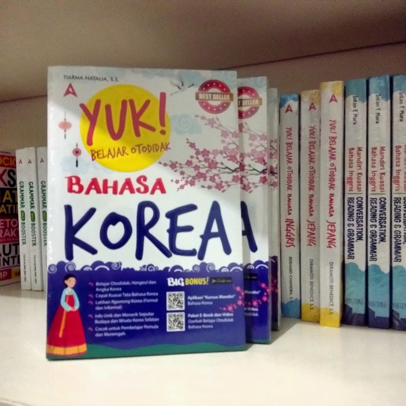 Buku Otodidak Belajar Bahasa Korea dan Jepang