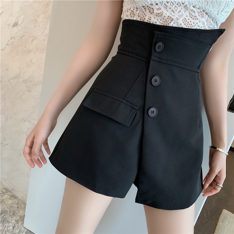 CELANA PENDEK HIGHWAIST PANTS  WANITA MX879