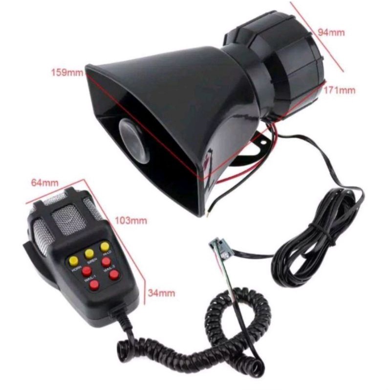 Klakson Sirine Toa 7 Suara Klakson Polisi 7 Suara Motor Mobil