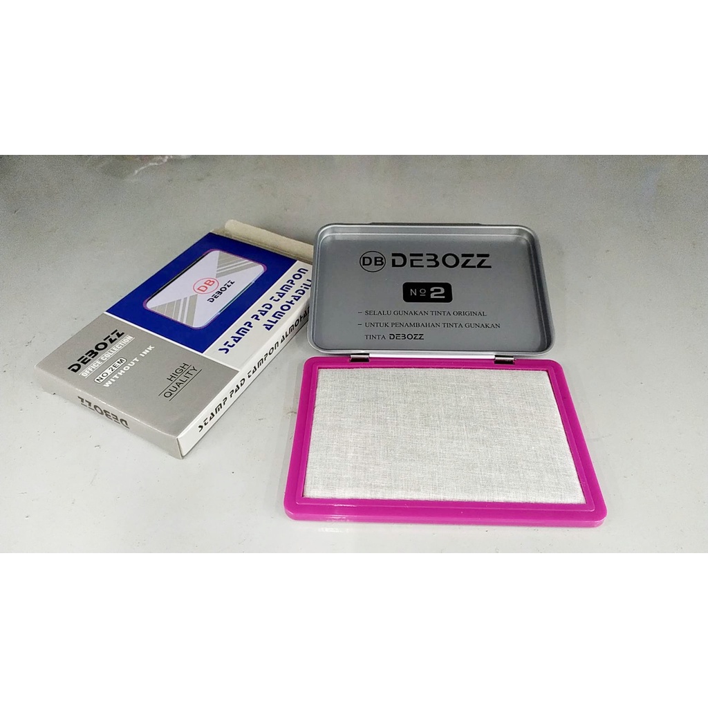 

Bak Stempel / Stamp Pad / Bantalan Cap Debozz No. 2 / No. 2 EM Tanpa Tinta