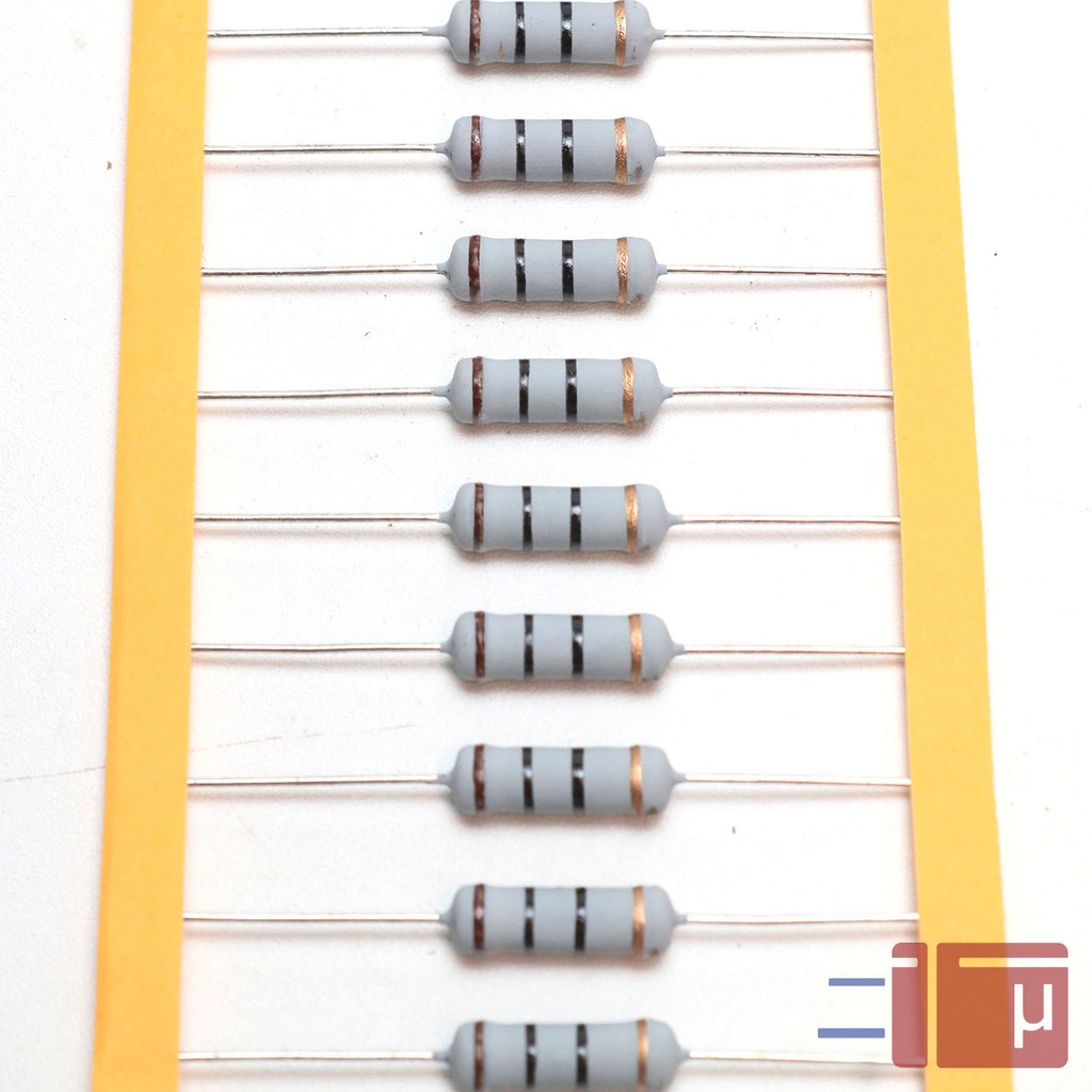 Resistor 10R 2W Metal Oxide 5% Taiwan Kaki Tembaga