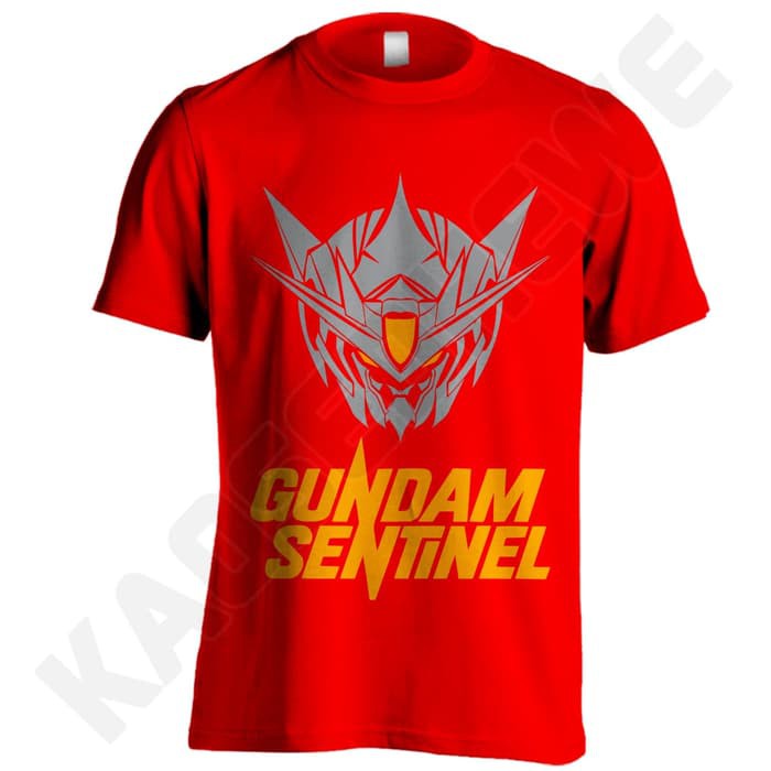 KAOS GUNDAM SENTINEL - 01 - GY YLO - MERAH UKURAN S-XXL
