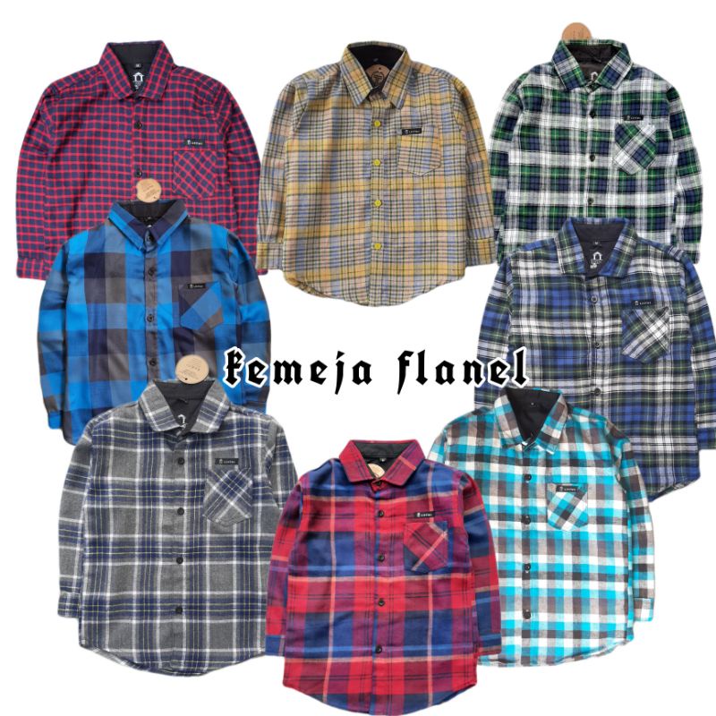 Kemeja flanel anak