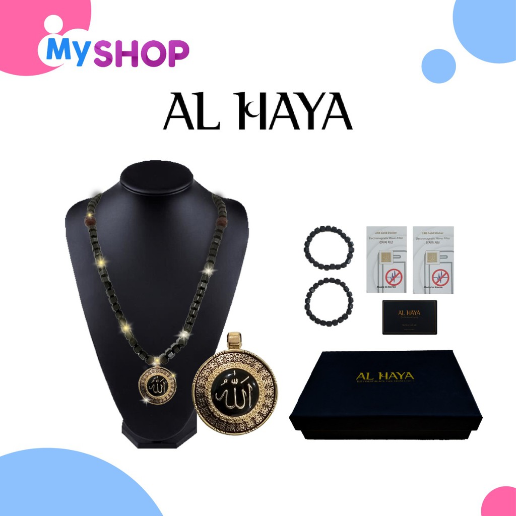 KALUNG KESEHATAN AL HAYA (Lapis Emas 18K - Asli Gwisamunsok Korea)