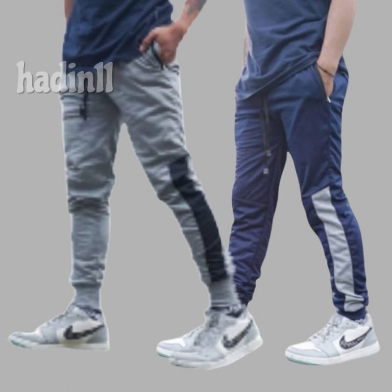 CELANA JOGGER PRIA DAN WANITA trening training terening joger distro premium m-l-xl-xxl  BEZROC