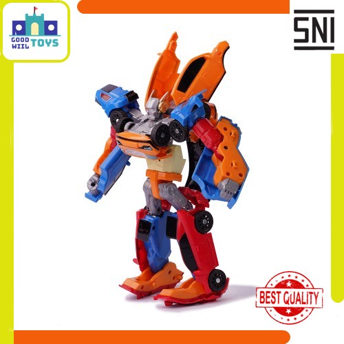 Mainan Tobot Tritan Robot Bisa Jadi Mobil Besar Murah 88-8