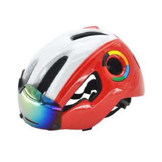  Helm  Sepeda  Gunung Dengan  Kacamata Goggle Lensa Visor  235g 