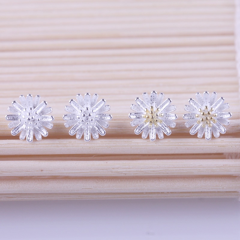 Anting Perak 925 Wanita Sun Fashion Perhiasan/Subang Telinga anting perempuan