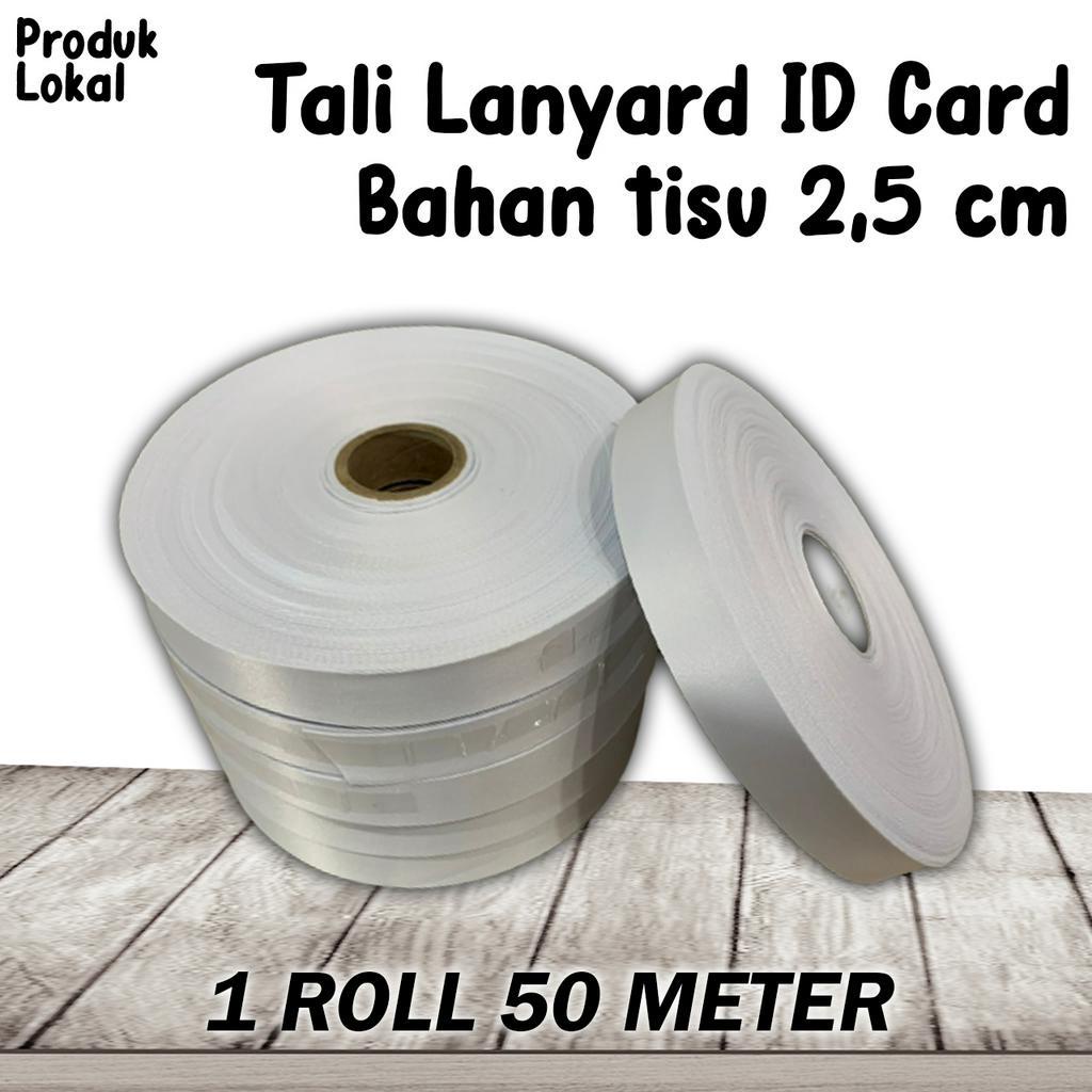 

Tali Lanyard ID card bahan tisu 2,5 cm /Printing Sublim