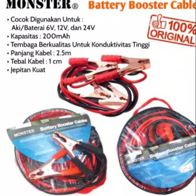 Kabel Jumper Aki / Kabel Booster Aki