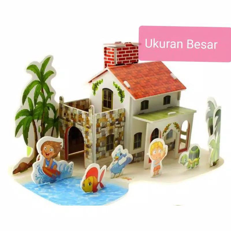 Puzzle 3D Toy / Mainan Puzzle Kreatifitas Anak Ukuran Besar