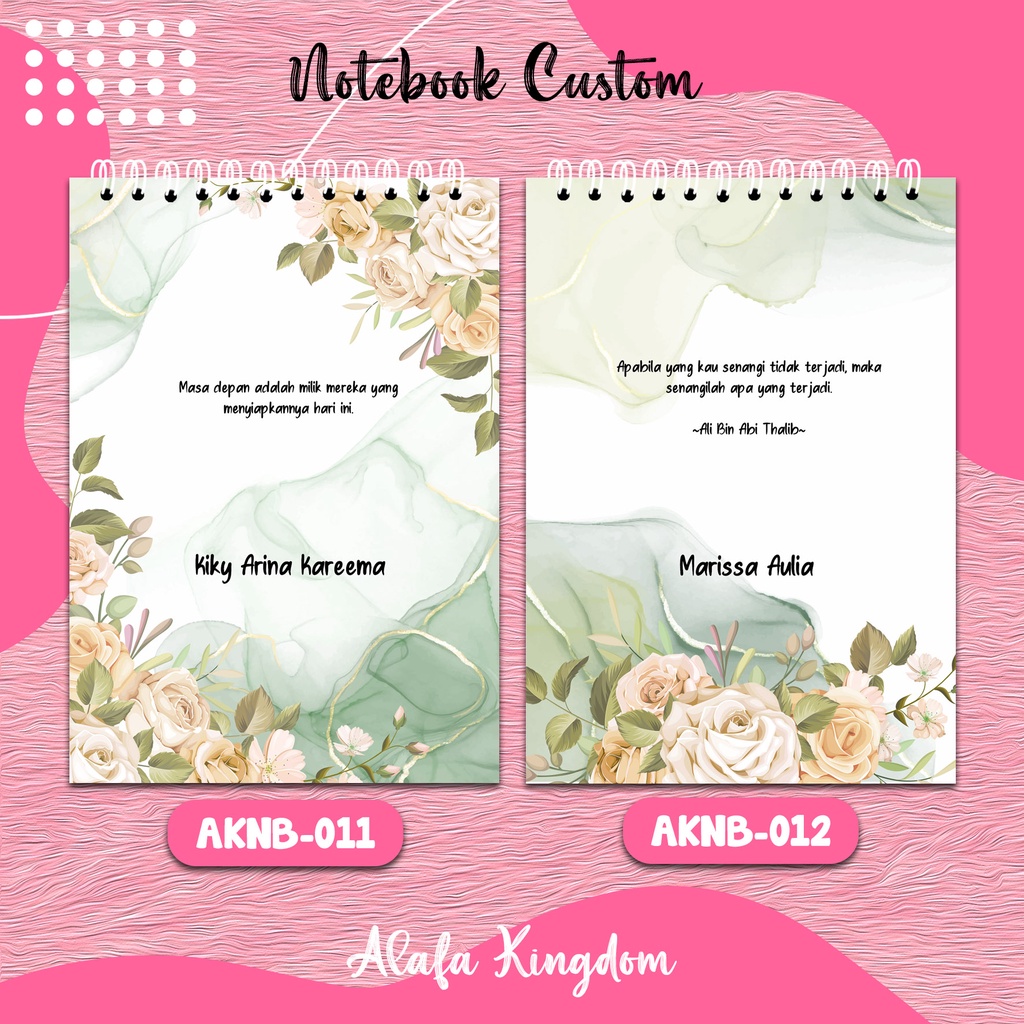 

Alafakingdom AKNB 011-012 Notebook Buku Catatan 100 halaman A6 / Sketch Book / Block Note Mini
