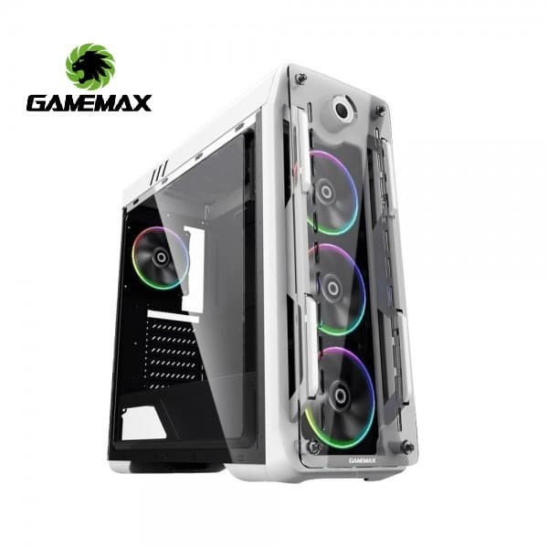 Gamemax Optical G510 White + 4x Fan ARGB + Controller