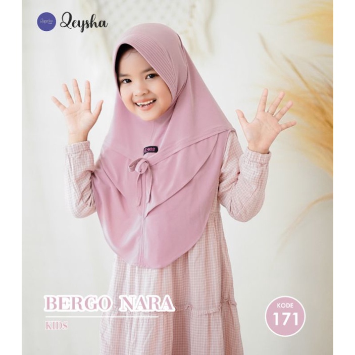 JILBAB INSTAN ANAK BERGO INSTAN NARA KIDS BY QEYSA HIJAB