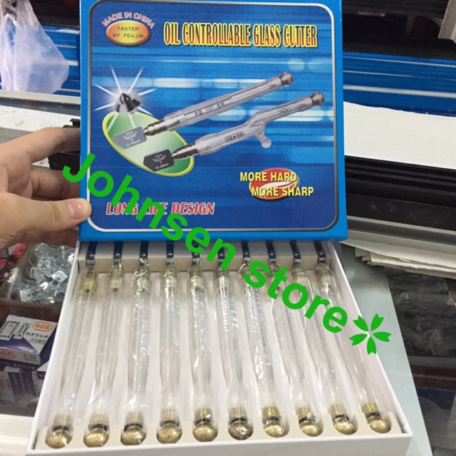 Glass cutter pisau kaca Feilun alat potong kaca