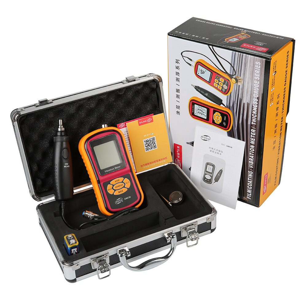 Vibration Meter Benetech GM63B ORIGINAL Tester Vibrometer GM 63B Gauge Ukur Getaran GM-63B ORI