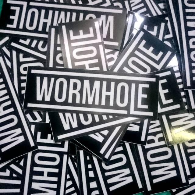 Sticker stiker  distro  graftac wormhole Shopee Indonesia