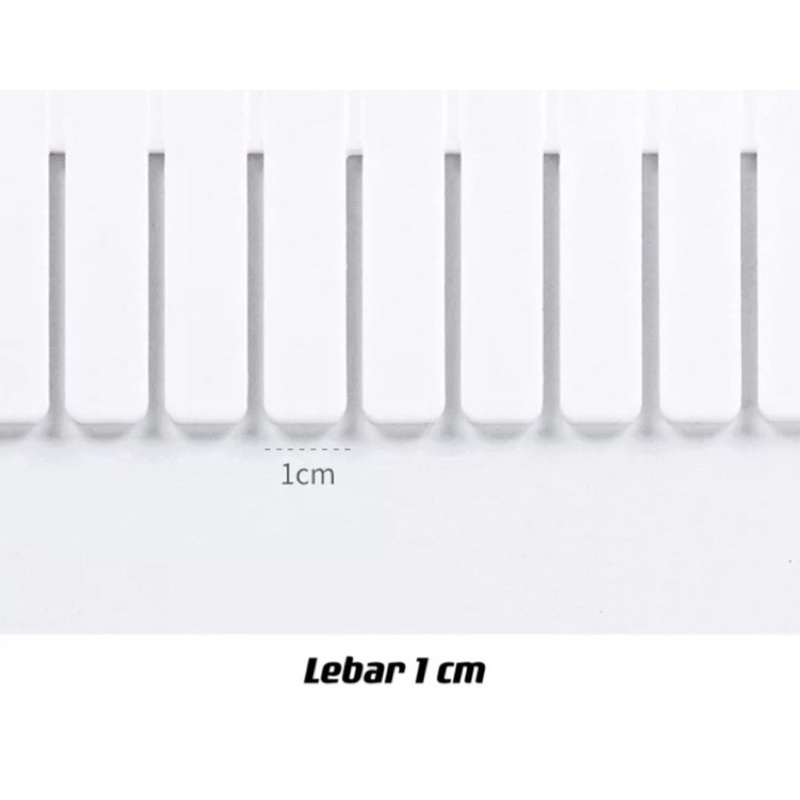 Sekat laci DIY papan sekat isi 4 keping pemisah pembatas partisi