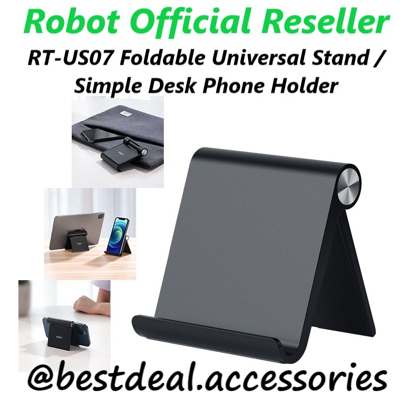 Robot RT-US07 Foldable Stand Desk Phone Tablet Holder (New RT-US01)