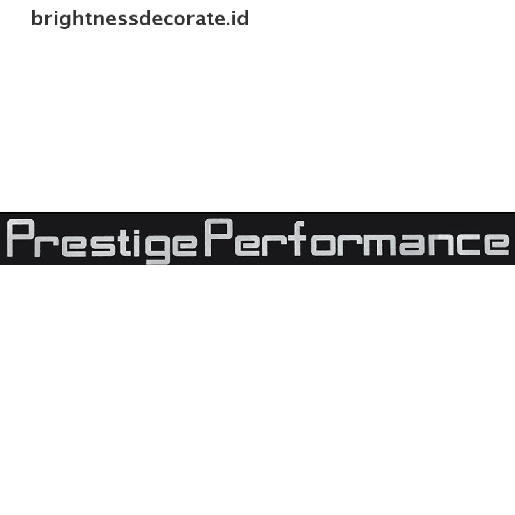 Stiker Vinyl Tema Prestige Performance Untuk Kaca Jendela Mobil