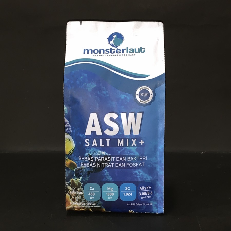 Monsterlaut ASW Mix+ Sea Salt Garam Air Sintetis Monster Laut Aquarium