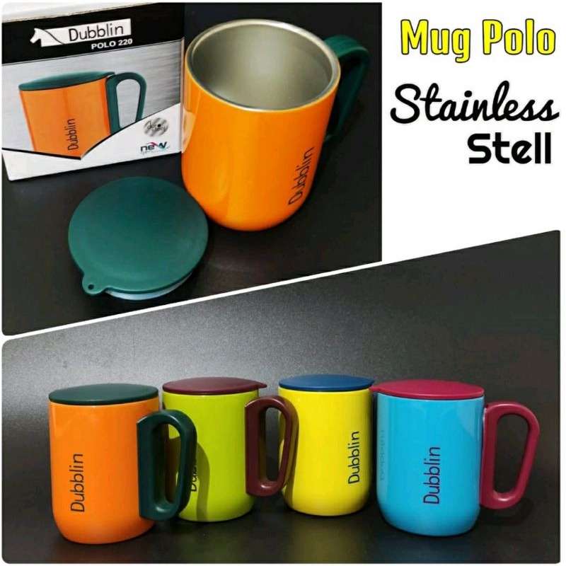 MUG DUBBLIN 220 Ml - Termos Mug Gelas Polo Warna Stainless steel mug dublin