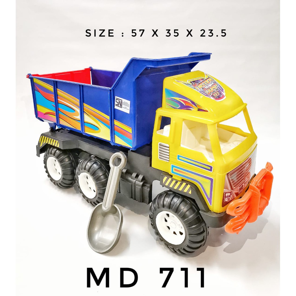 MAINAN MOBIL MOBILAN TRUK BESAR MD 711 / MAINAN DUMP TRUCK