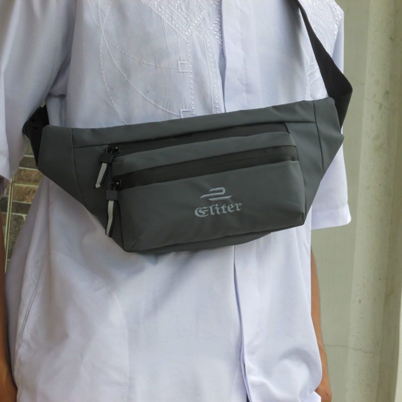 Waistbag Pria Distro Tas Pinggang Sling Bag Pria Dan Wanita Oval Harga Grosir anti air