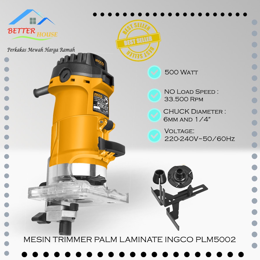 Mesin Trimer Profil Kayu INGCO PLM5002 YOG