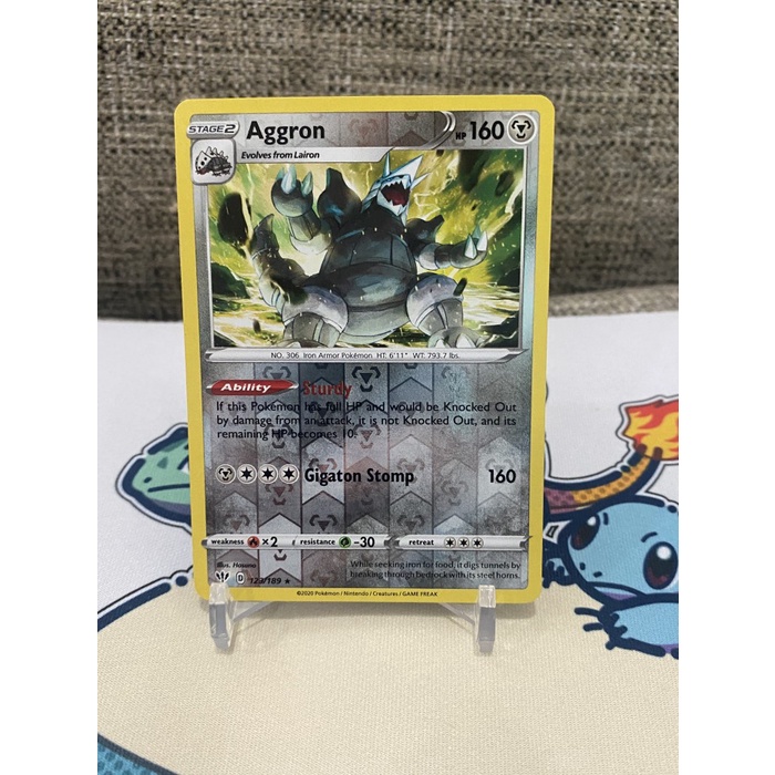 Pokemon TCG English Aggron - 123/189 Reverse Holo Darkness Ablaze