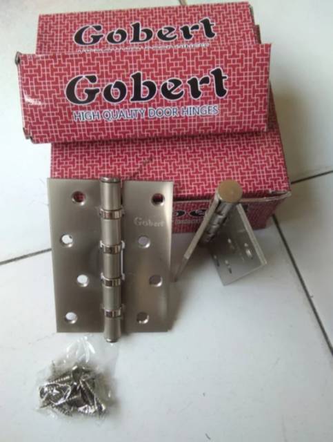 Engsel pintu ukuran 4&quot; merk Gobert