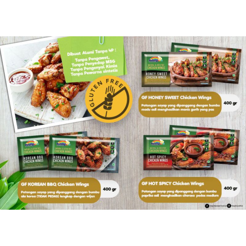 

chicken wings/ non msg / non pengawet/ pelangi anak sehat