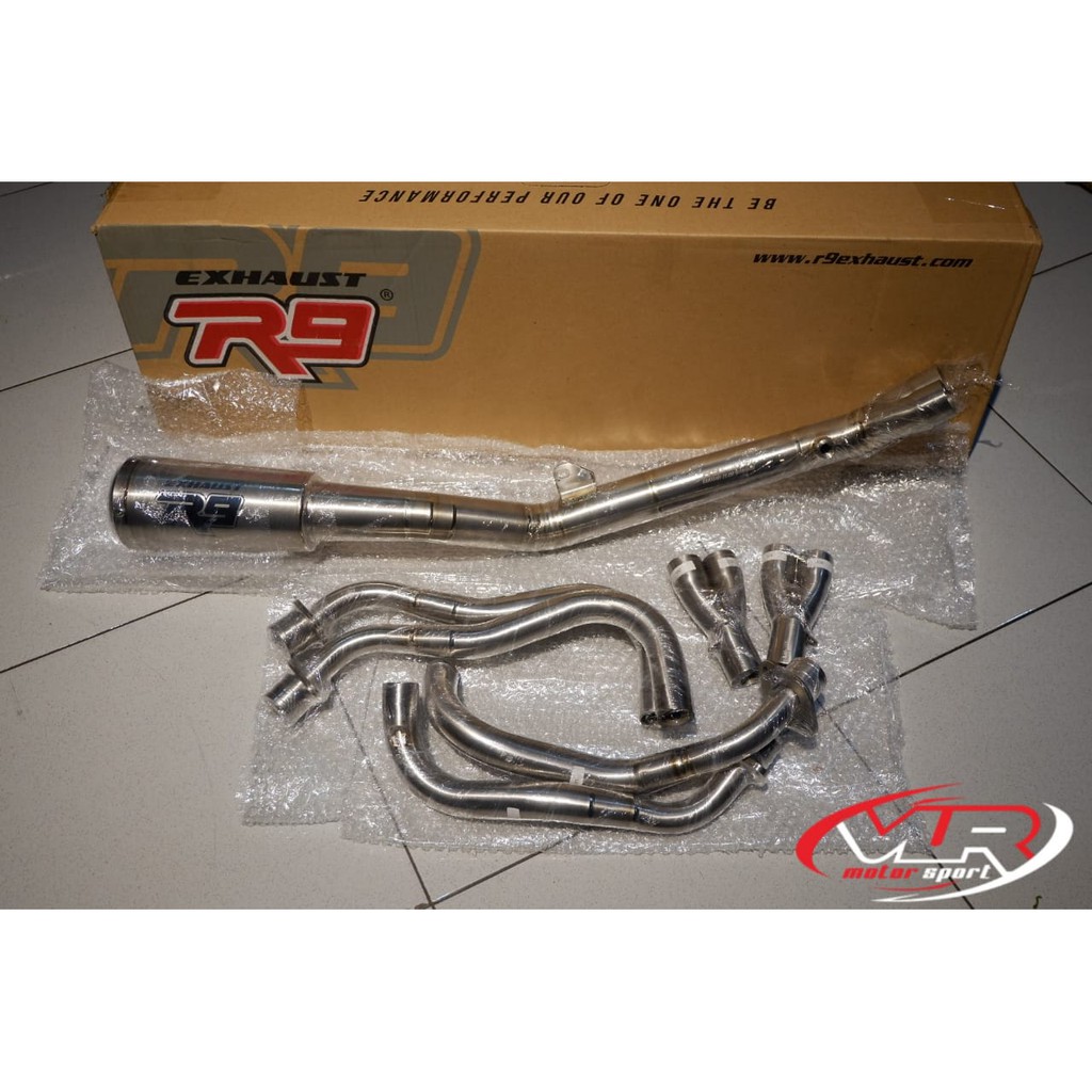 knalpot r9 m2 titanium zx25r