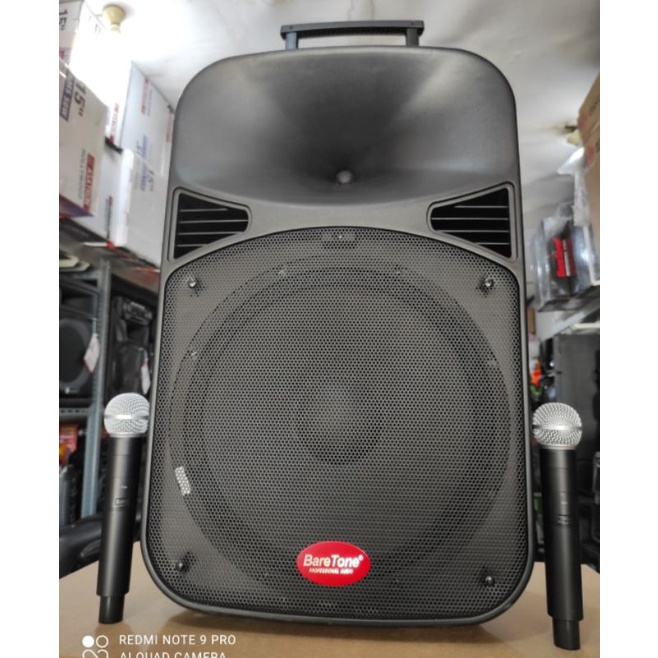 SPEAKER AKTIF BLOUTUT BARETON 15 IN INCHI. SPEAKER BARETONE MAX 15 MHWR. SALON KOPER. SPEAKER KARAOKE.