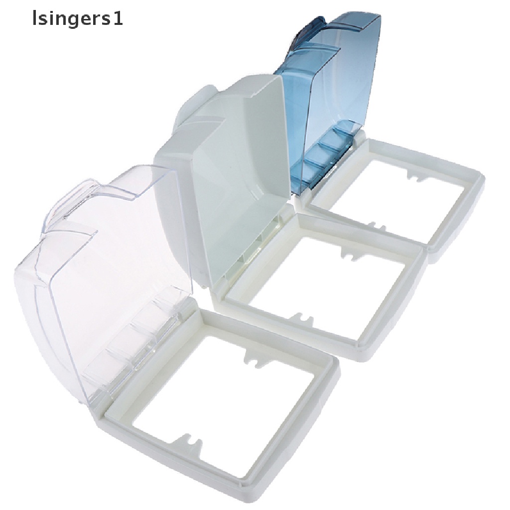 (lsingers1) Panel Stop Kontak Dinding Tipe 86 Bahan Plastik Anti Air