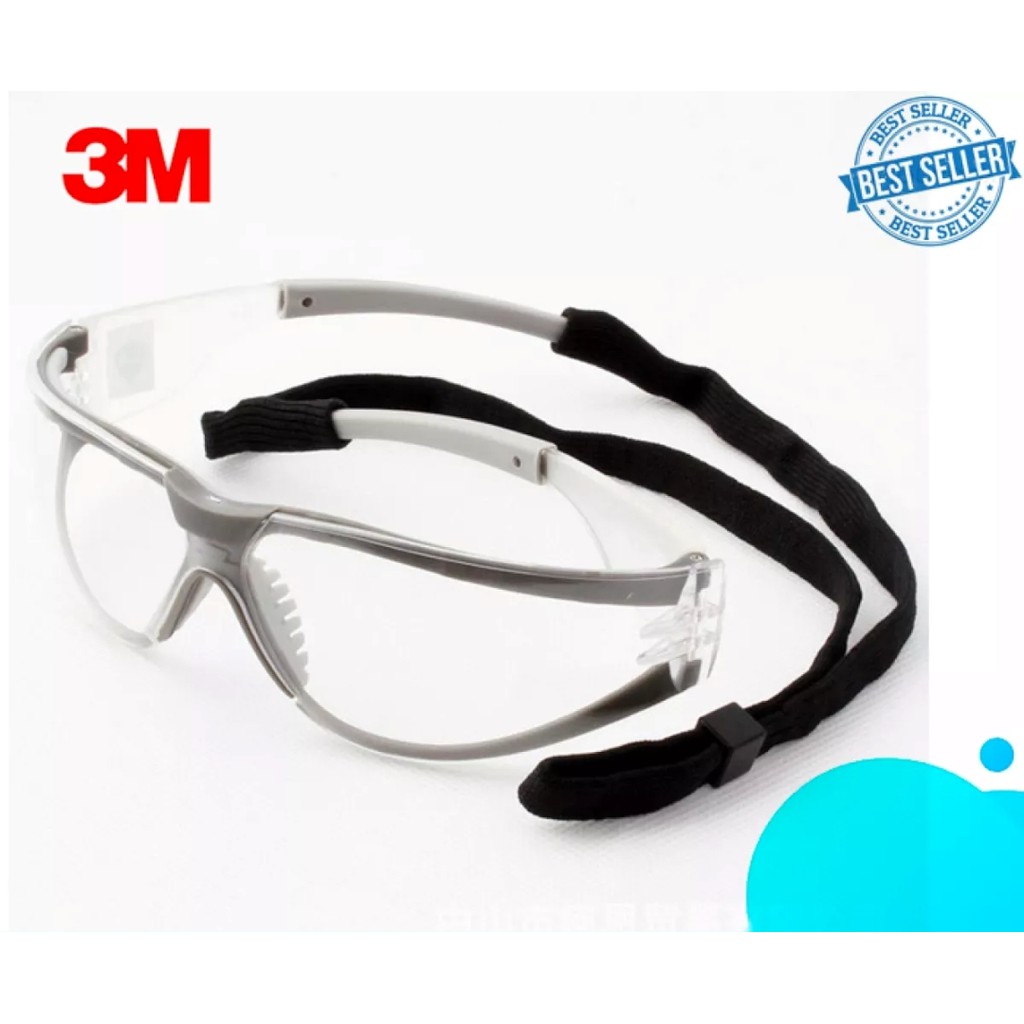 3M Kacamata Safety Googles Anti Fog Dust - 11394