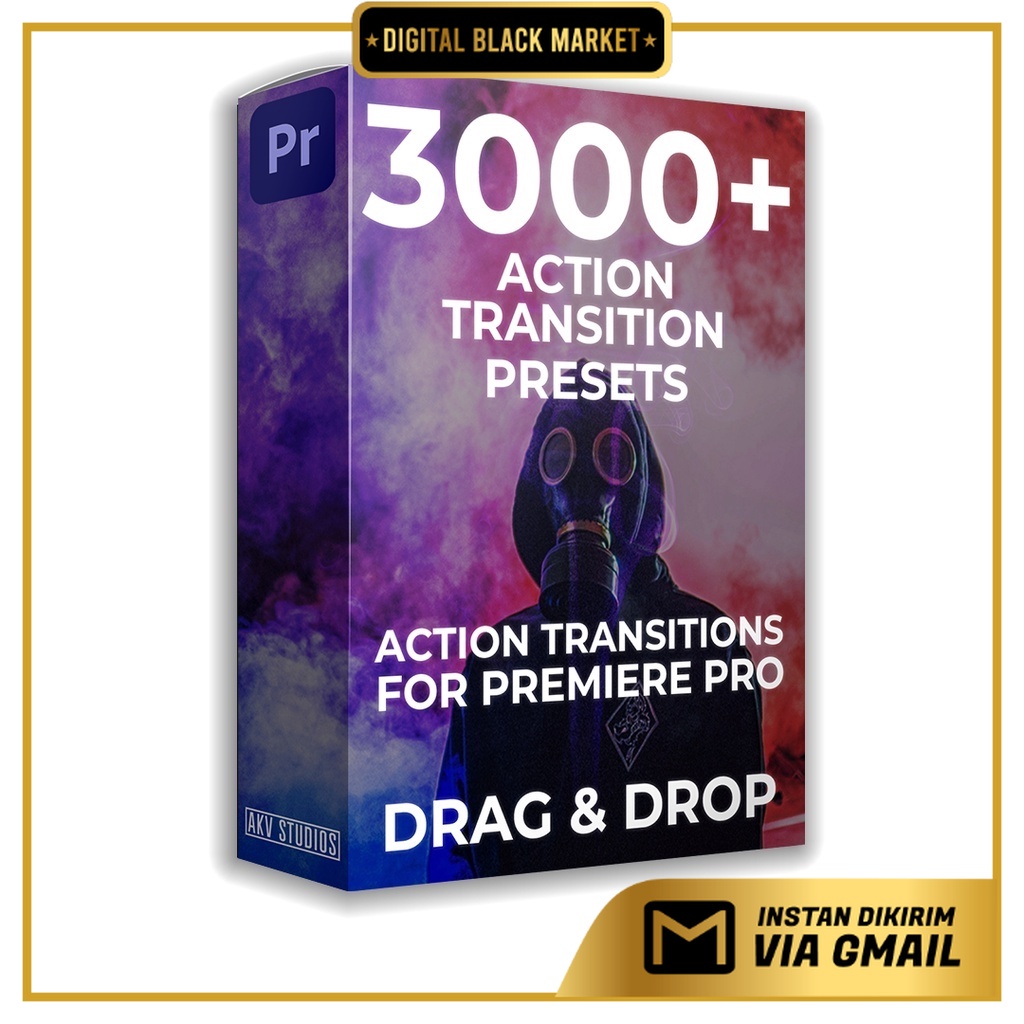 AKV Studios - Transition Preset Pack Bundle - Premiere Pro