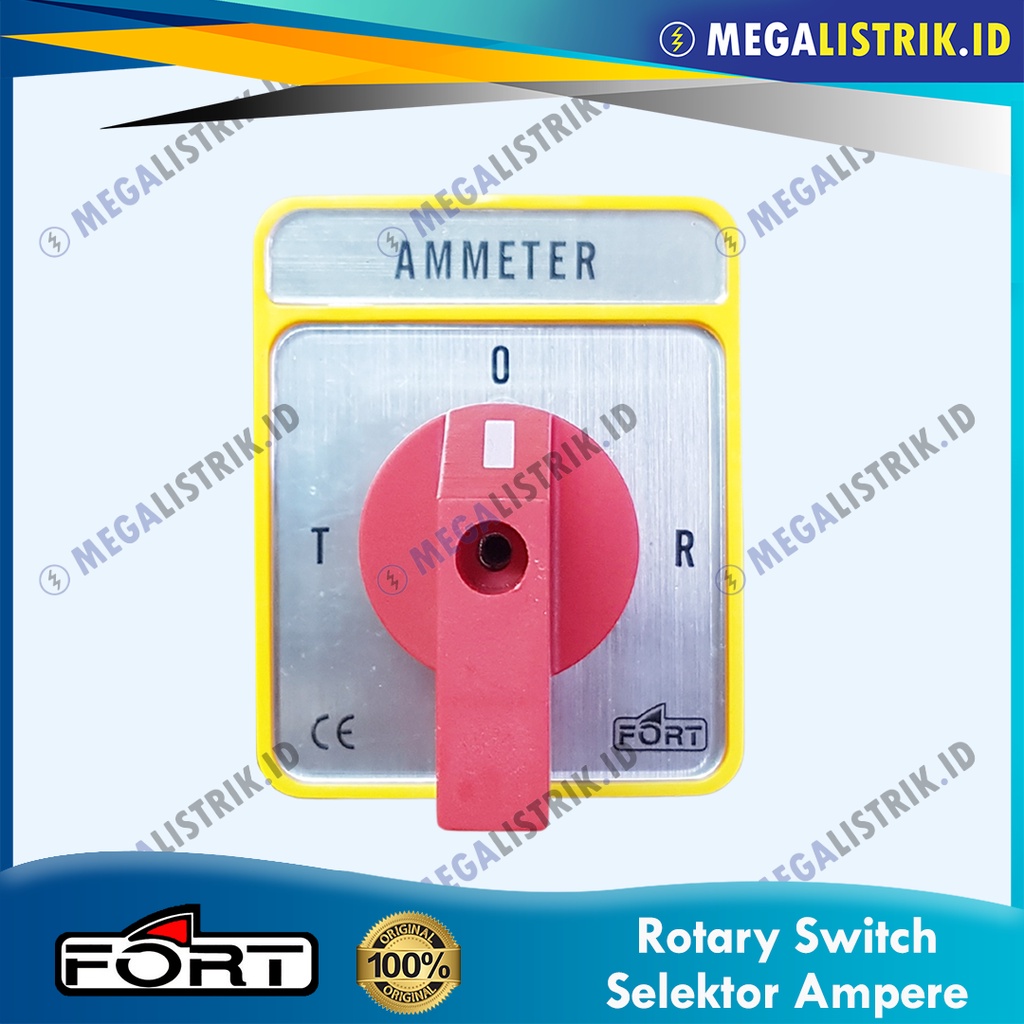 Jual FORT SELEKTOR AMPERE 3P 20A / AMPERE SELECTOR ROTARY SWITCH SFT20 ...