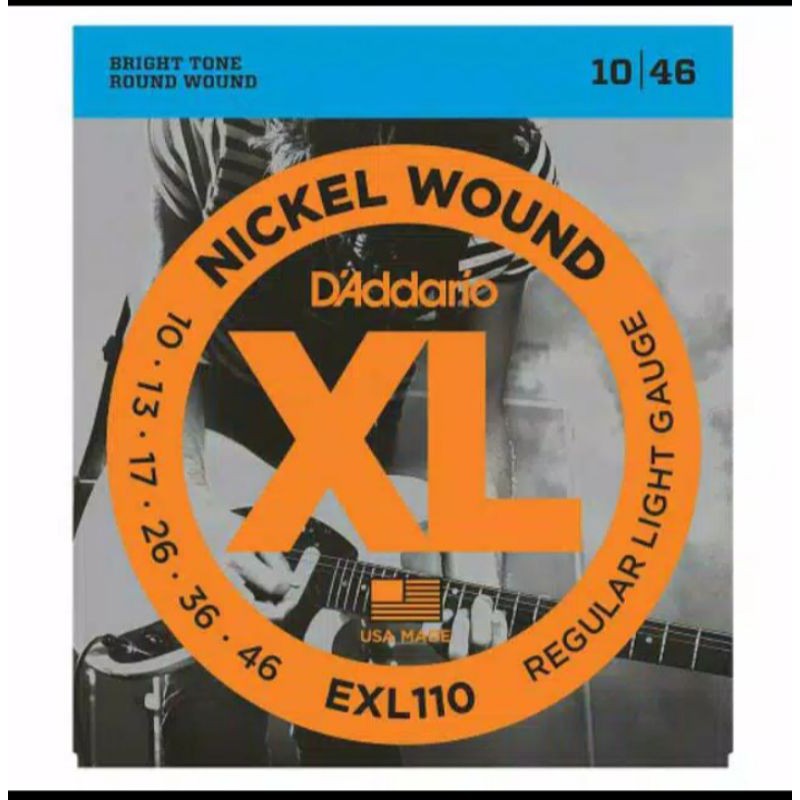 Senar Gitar dadario D'Addario Eletrik 010 full set / senar Guitar d'addario Eletrik string