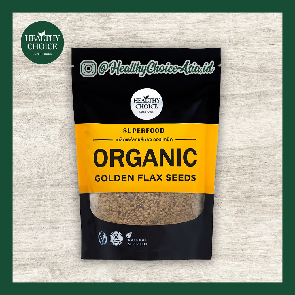 

Organik Golden Flaxseed Premium 300gram Biji Rami Healthy Choice Asia