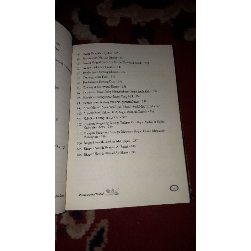 terjemah jauharut tauhid / jauharul tauhid / jauharutauhid permata ilmu tauhid