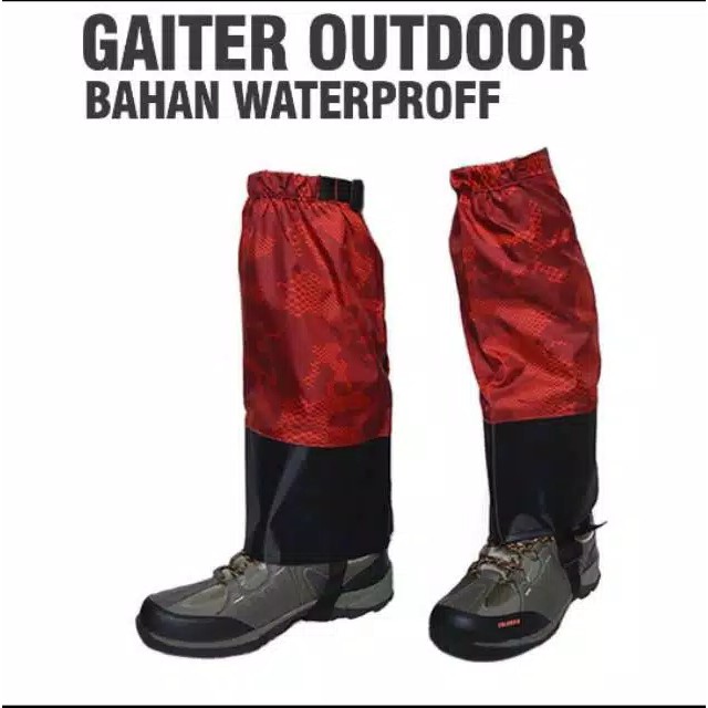 Gaiter pelindung kaki pendaki camping outdoor