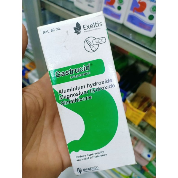 GASTRUCID SIRUP - MENURUNKAN ASAM LAMBUNG - NYERI MAAG