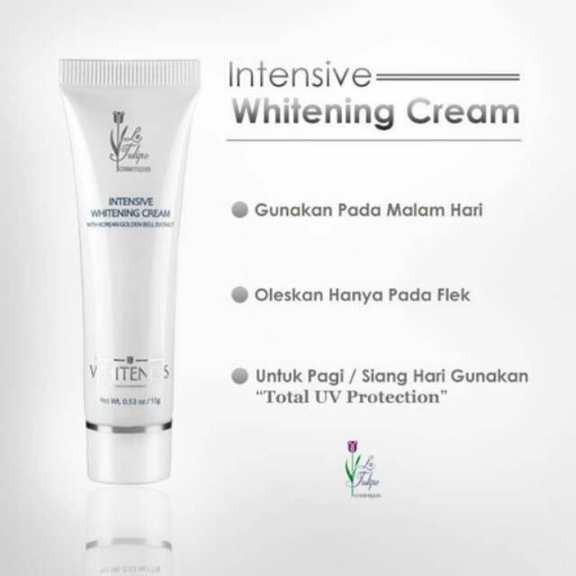 LA TULIPE INTENSIVE WHITENING CREAM 15G @MJ