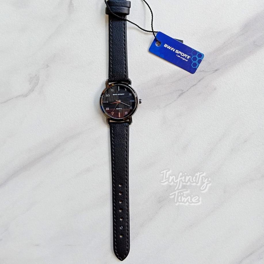 Jangan Ketinggalan order..  Jam Tangan Cewek Awin Bwin Sport M1023G M1023L Analog Strap Leather Kual