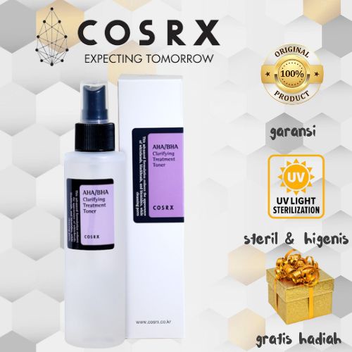 Cosrx AHA BHA Clarifying Treatment Toner 150 ml Full Size & Share in Jar serum sunscreen masker waja