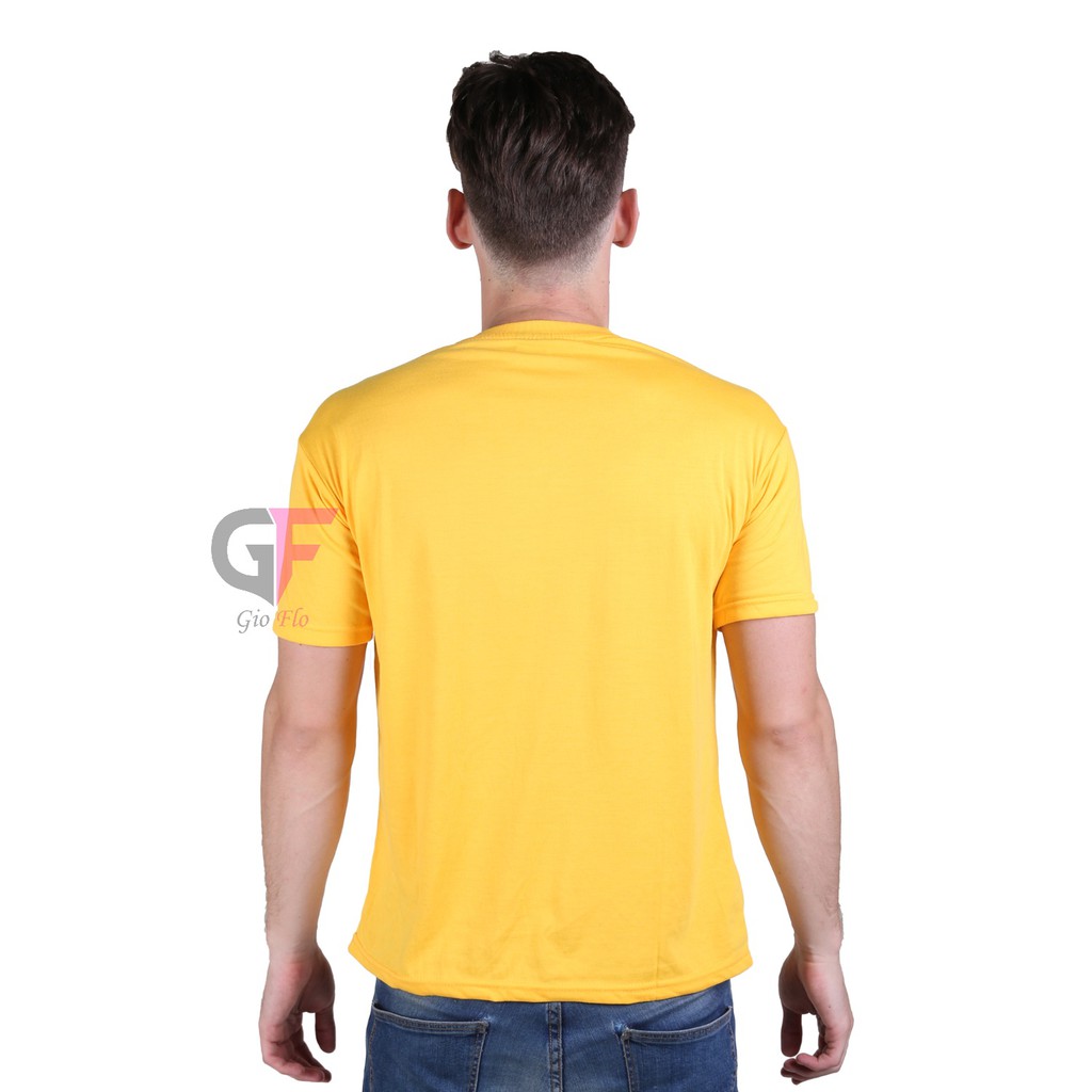 GIOFLO Tshirt Distro Kaos Santai Pria Kuning Mangga / PLS 118